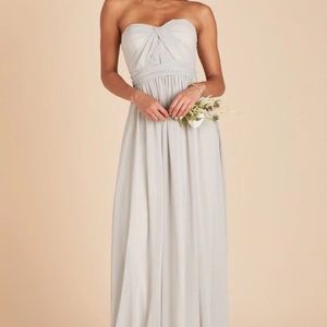 Birdy Grey Grace Chiffon Dove Gray Bridesmaid Dress